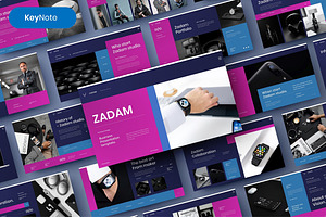 Zadam – Business Keynote Template, a Presentation Template by Dens Creative Studio