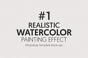 #1 Watercolor Photoshop Mock-ups preview 2