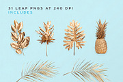 Gold Leaves, an Object Graphic by Fox & Bear (Thumbnail 3 of 5)