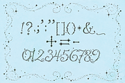 Whimsy Stardust - Script Font, a Script Font by Lilithcollageart (Thumbnail 5 of 6)