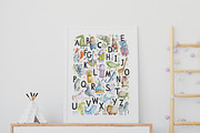 Watercolor Alphabet poster, cards, an Education Illustration by My watercolor shop (Thumbnail 13 of 13)