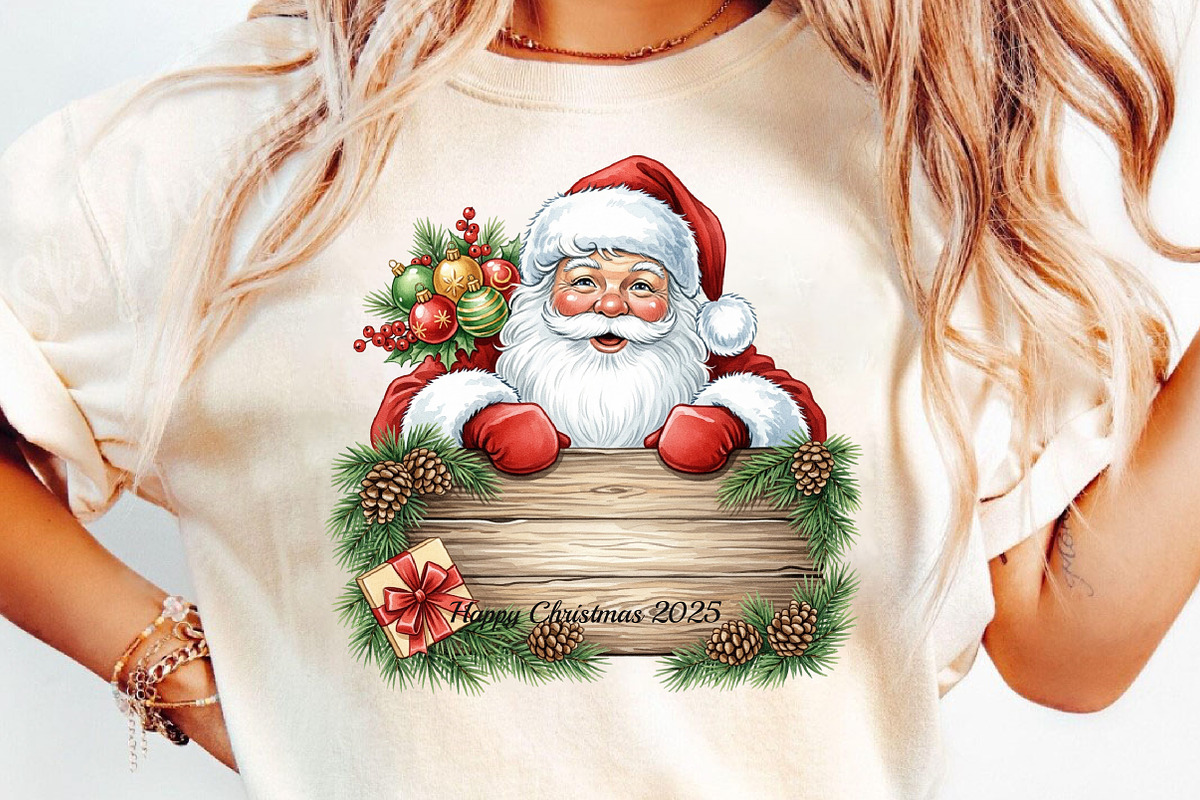 Watercolor Santa Christmas  PNG, an Illustration by DreamCafeArt (Photo 6 of 6)