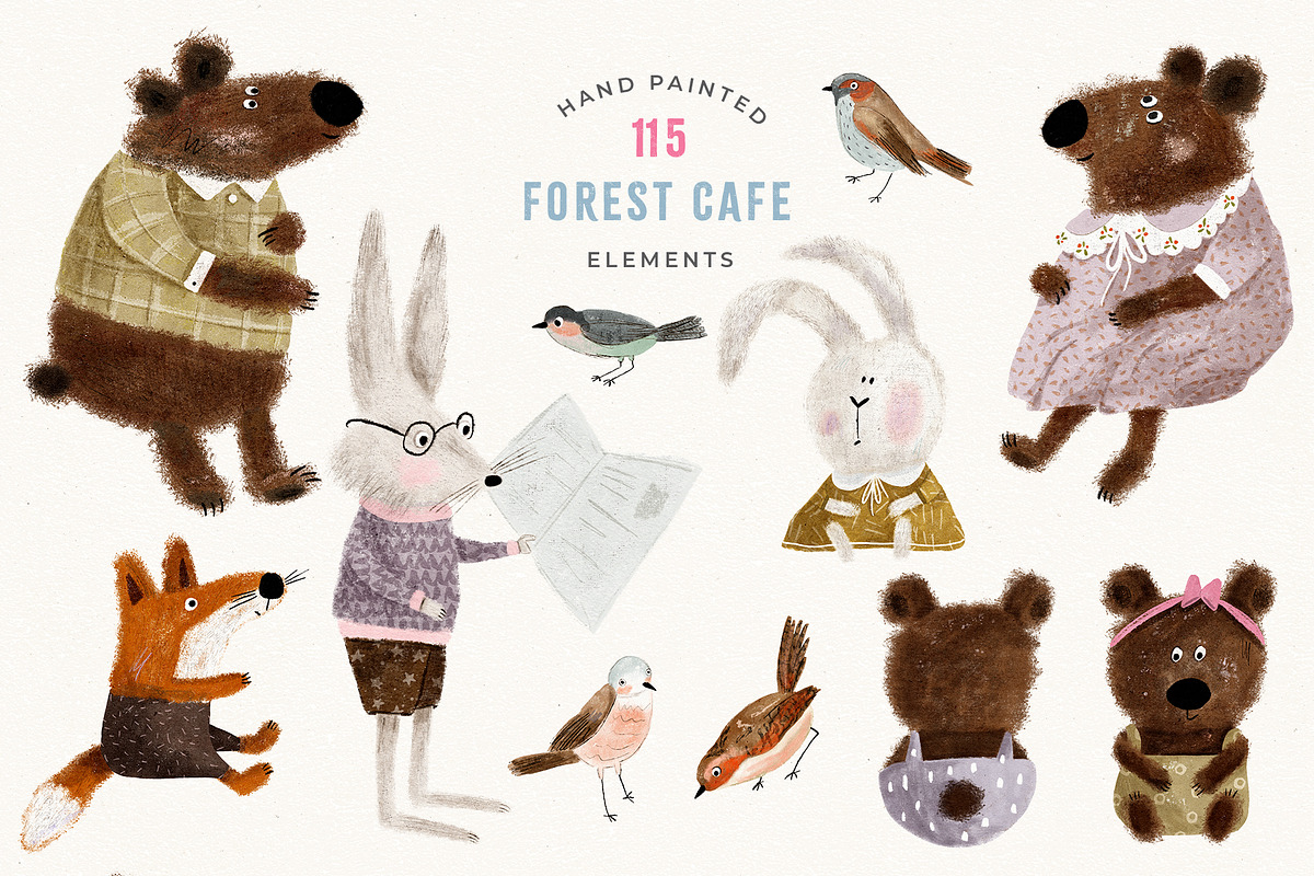 FOREST CAFE, an Animal Illustration by Oksana Stepova (Photo 8 of 16)