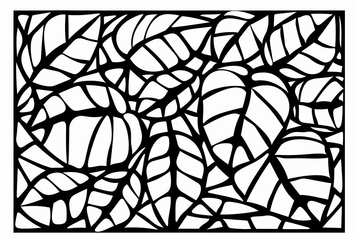 Intricate Botanical Leaf Pattern, an Illustration by Amazin_art (Photo 1 of 10)