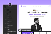 Folionest - Freelancer Portfolio, a Landing Page Template by SLAB! Design (Thumbnail 2 of 4)