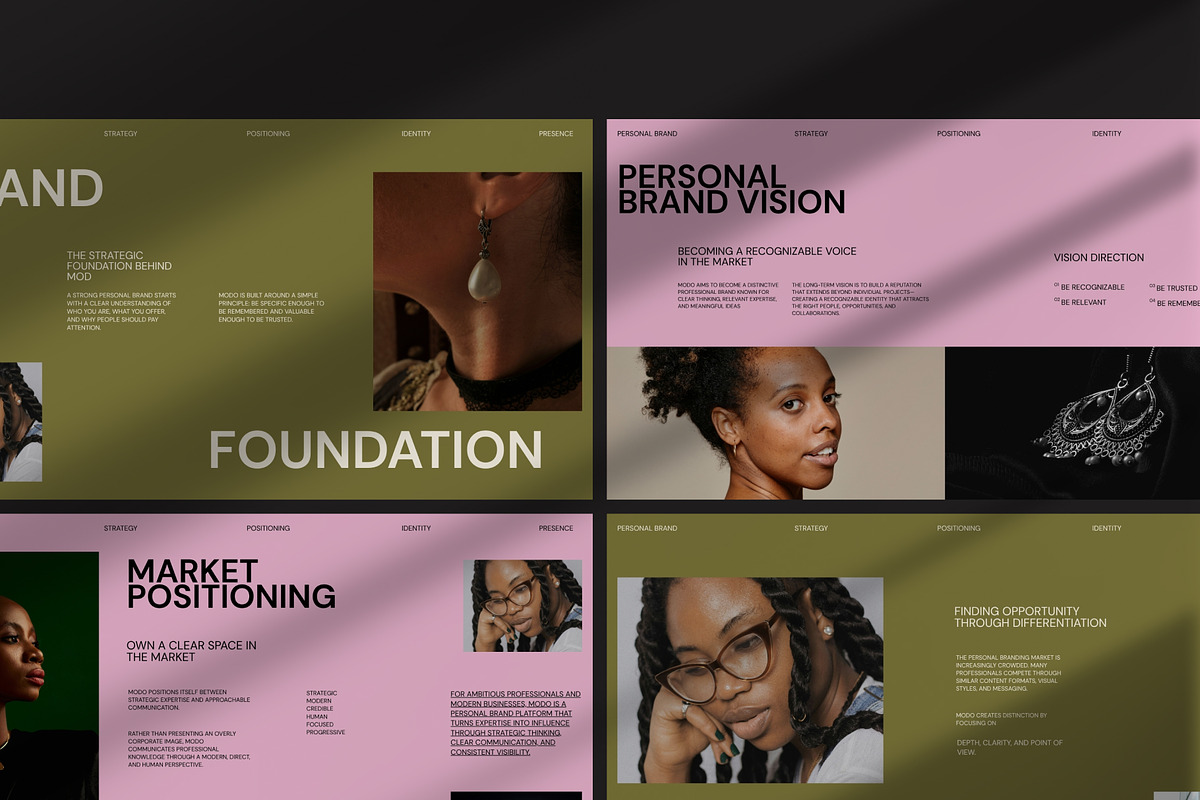 MODO-Personal Brand Strategy, a Presentation Template by adoestudio (Photo 2 of 8)