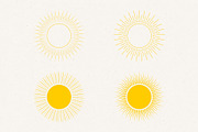 105 Sun Symbols, an Object Illustration by PixMarket (Thumbnail 8 of 9)
