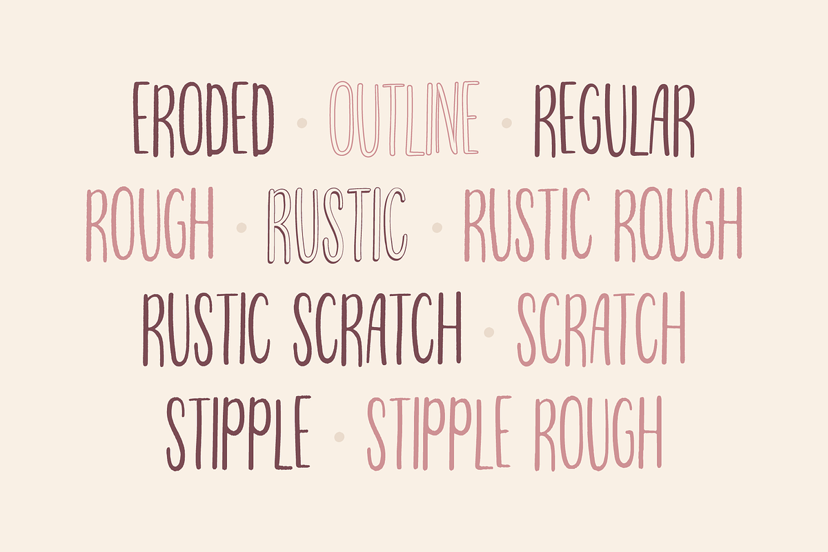Tranquila Handwritten Font Family, a Script Font by alpercakici (Photo 14 of 15)