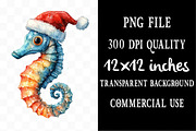 Nautical Christmas Clipart, an Illustration by Designking (Thumbnail 4 of 5)