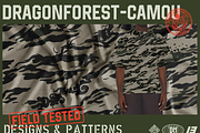 Dragon Forest Camo Seamless Pattern, a Pattern Graphic by darkmatter_graphicworks (Thumbnail 1 of 3)