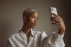 Selfie session with natural light, a Photo by Beautiful things