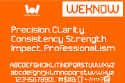 Hundred Percent font, a Font by weknow (Thumbnail 3 of 8)