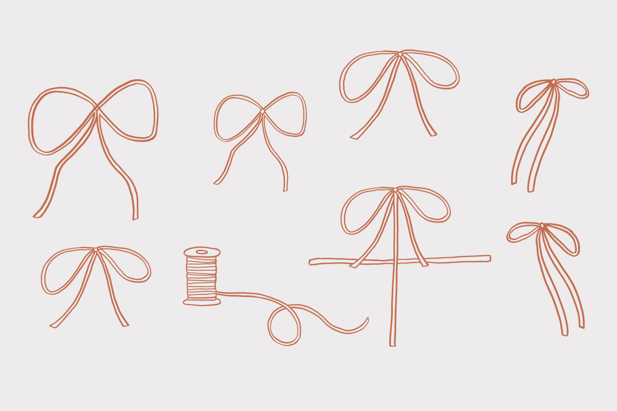 Ribbons & Bows Hand Drawn Accents, a Decorative Illustration by Margot + Co (Photo 6 of 9)