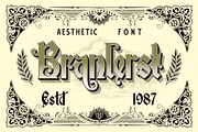 Branlerst, a Blackletter Font by uncurve (Thumbnail 1 of 9)