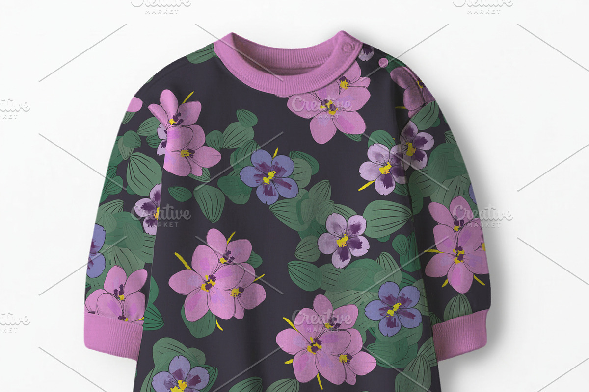 Baby oversized Romper Mockup, a Hoody Mockup by Nora Gad (Photo 14 of 16)