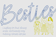 CS Elysia Dashed, a Script Font by Craft Supply Co. (Thumbnail 5 of 8)