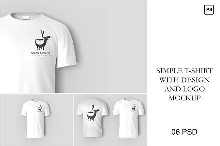 Simple T-Shirt With Design And Logo