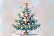 Christmas Little Angel Clipart, an Object Graphic by Agnesagraphic (ID 95) (Thumbnail 3 of 6)