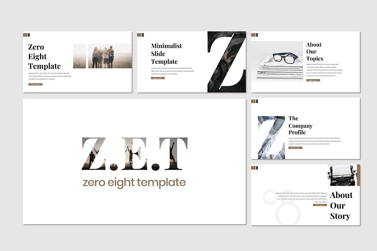 ZET - Powerpoint Template, a Presentation Template by inspirasign