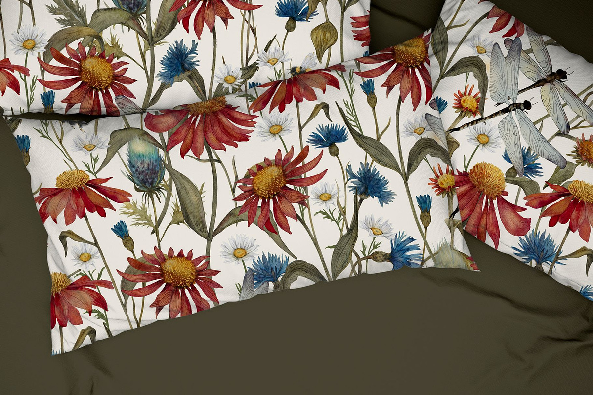 Summer Meadow Whispers Pattern, a Pattern Graphic by MouseGrey (Photo 10 of 10)