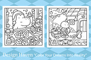 LaLa Friends Coloring Pages, a Decorative Illustration by Coco Bloom (Thumbnail 5 of 6)