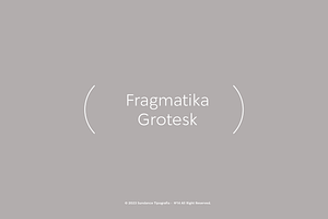 Fragmatika Grotesk 60% Off