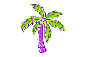 Illustration Of Palm.