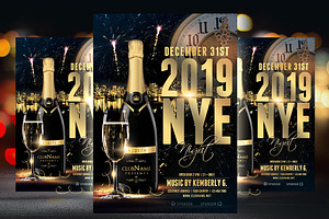 2019 NYE Flyer Template