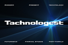 Tachnologest – Modern Tech Font