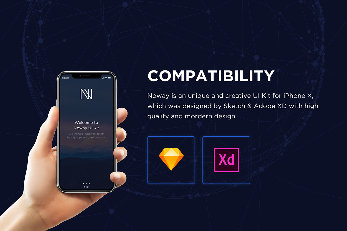 Noway Mobile App UI Kit, an UI Kit Template by No.13 (Photo 5 of 6)