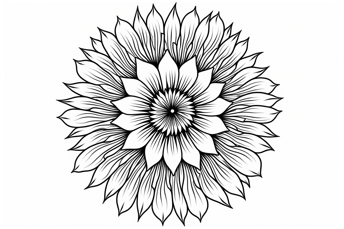 Intricate Mandala Coloring Set, an Illustration by hafijul (Photo 7 of 11)