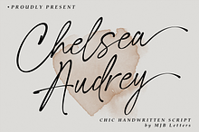 Chelsea Audrey - Handwritten Script