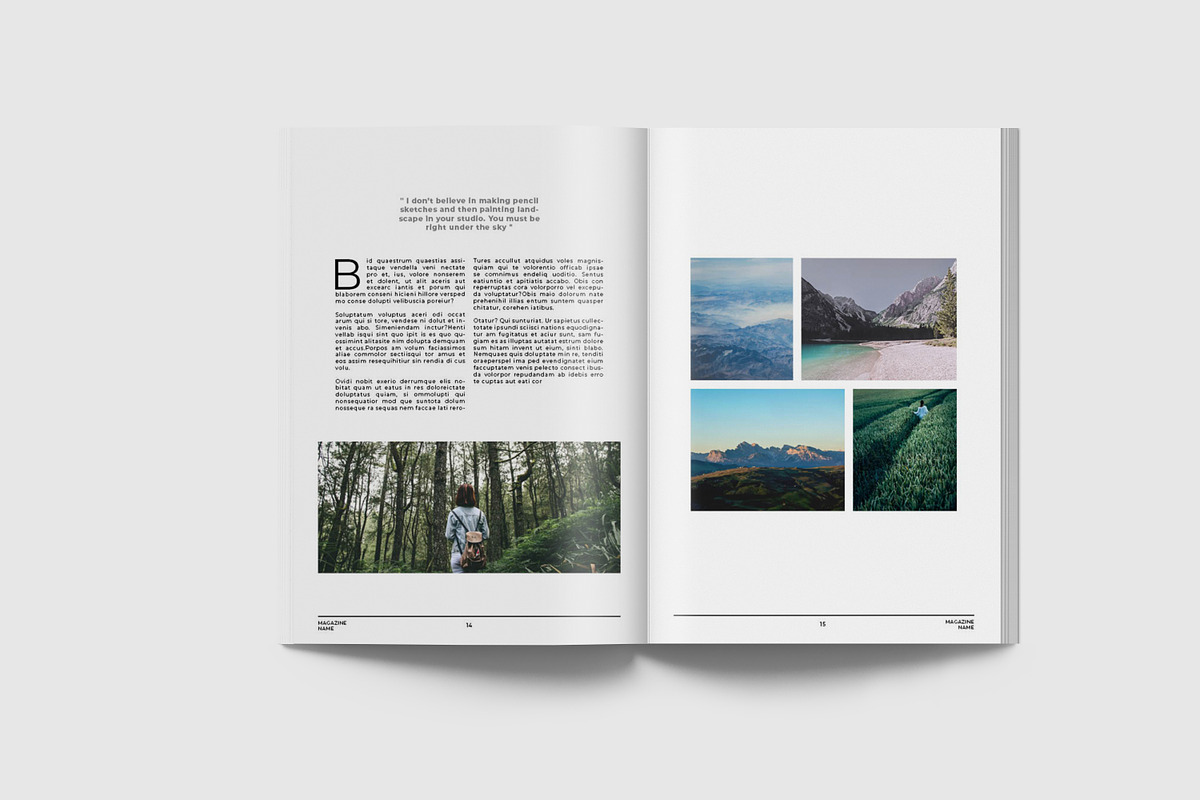 Simple & Clean Magazine VIII, a Magazine Template by Uloel Design (Photo 9 of 12)
