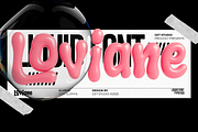 Loviane – Liquid Bubble Font, a Font by Get Studio (Thumbnail 1 of 10)