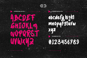 Broex Stray - Graffiti Brush Font