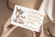 Whimsical Donkey Clipart, an Illustration by Libby Wishes (Thumbnail 4 of 7)