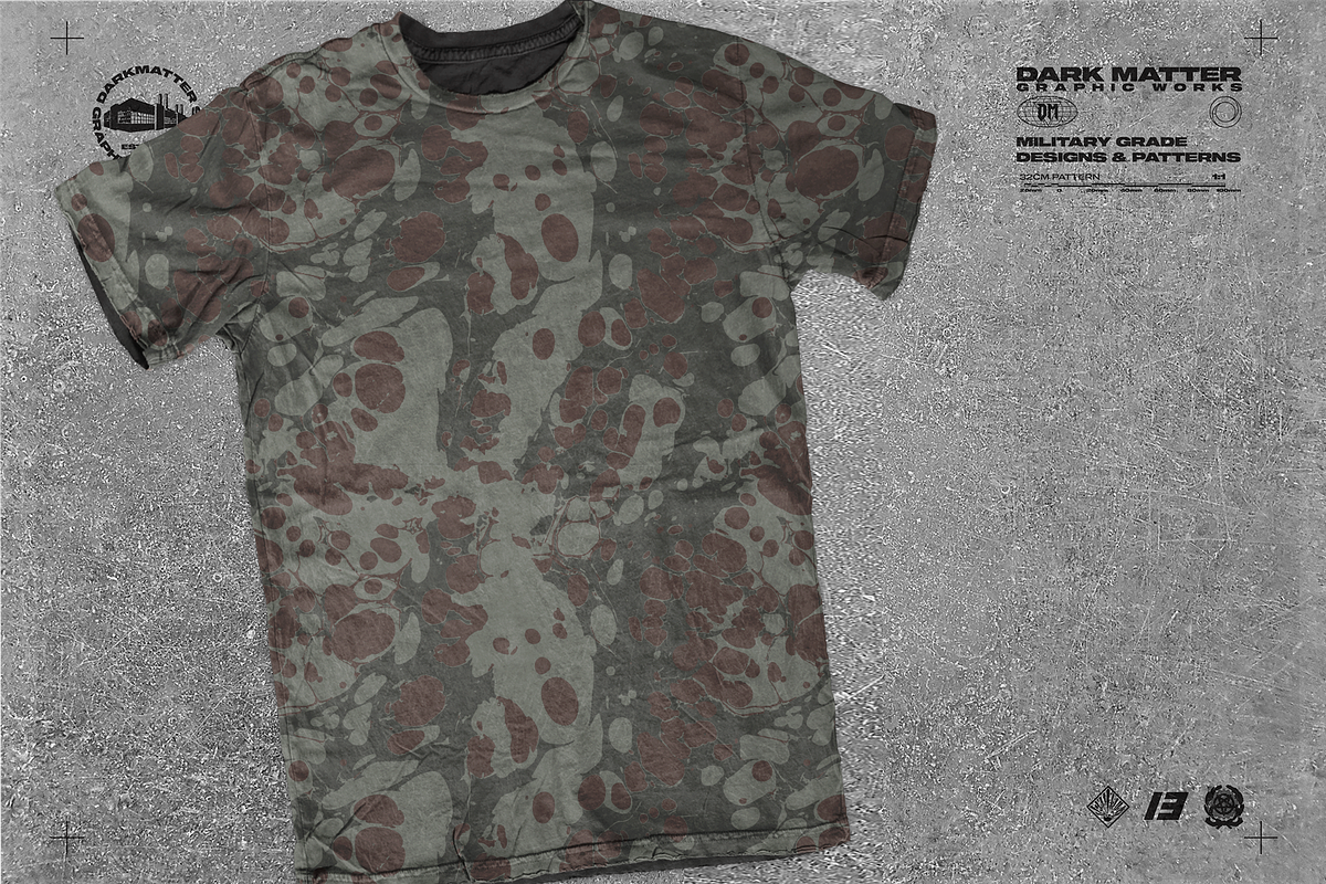 5x Seamless Alien Camouflage Pattern, a Pattern Graphic by darkmatter ...