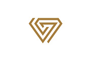 Diamond Lines Logo, a Branding & Logo Template by Buqancreative (Thumbnail 4 of 4)