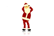 80% OFF - Dancing Santa Claus, an Illustration by Illustrations & Templates (Thumbnail 3 of 7)