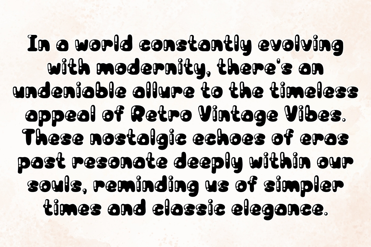 Retro Vintage Vibes - Handwritten, a Handwritten Font by Charmingbear59.design (Photo 3 of 5)