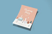 Merry Christmas Party Flyer, a Flyer Template by Pixel_Vision_Store (Thumbnail 4 of 4)
