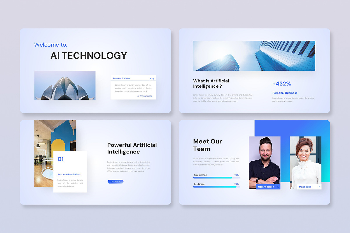 Argyus – AI Technology PowerPoint, a Presentation Template by Premast (Photo 2 of 4)
