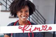 Stethoscope Script - A Nurse Font, a Script Font by CraftyLittleNodes (Thumbnail 3 of 10)