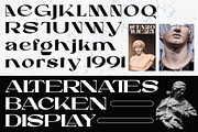 Backen - Bold Serif, a Serif Font by tebaltipislab (Thumbnail 8 of 10)
