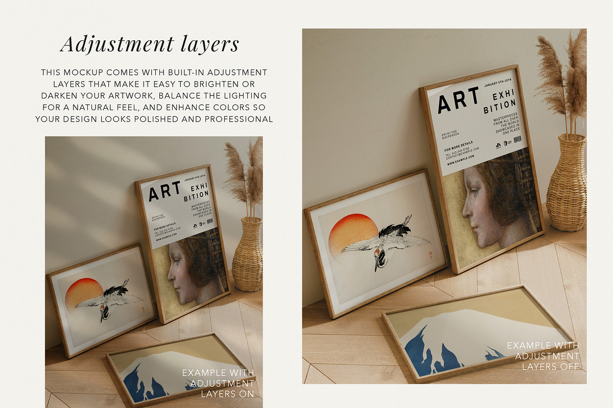 Gallery Wall Frame Set Mockup, a Mockup by Paper Flowers Studio (Photo 3 of 5)