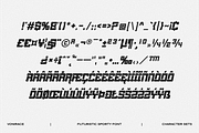 Vonirace - Futuristic Sporty Font, a Sans Serif Font by Yktypstd (Thumbnail 9 of 10)