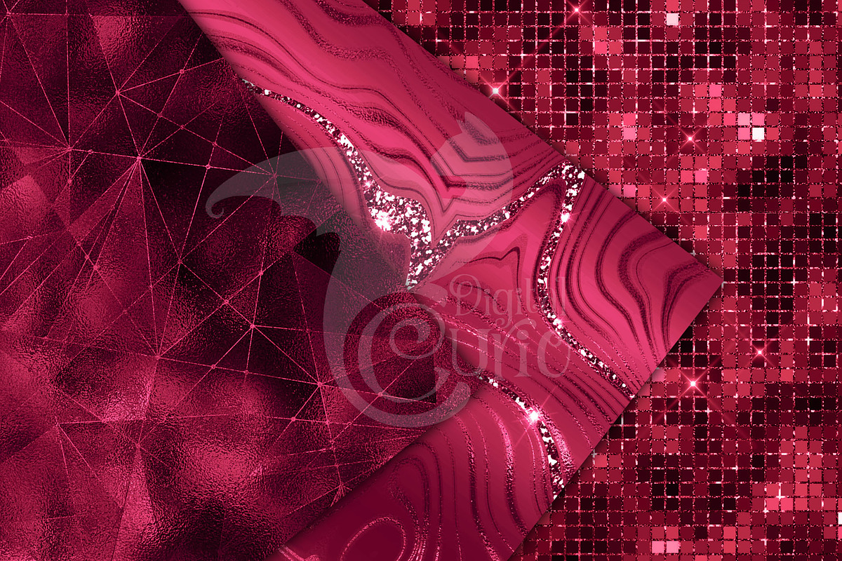 Luxury Burgundy Textures, a Texture Graphic by Digital Curio