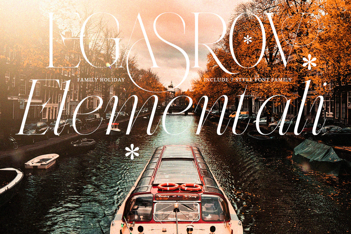 Editorial Ghaslaro | 7 Font Style, a Serif Font by IM Studio (Photo 8 of 12)