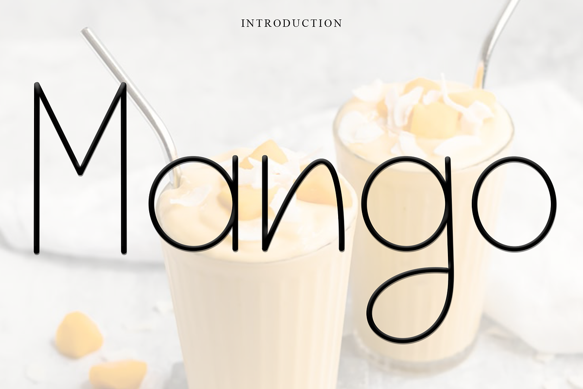Mango, a Sans Serif Font by FreshTypeINK (Photo 1 of 8)