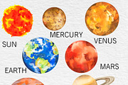 Watercolor Space Clipart PNG Boy, a Technology Illustration by PatternPalette (Thumbnail 3 of 5)
